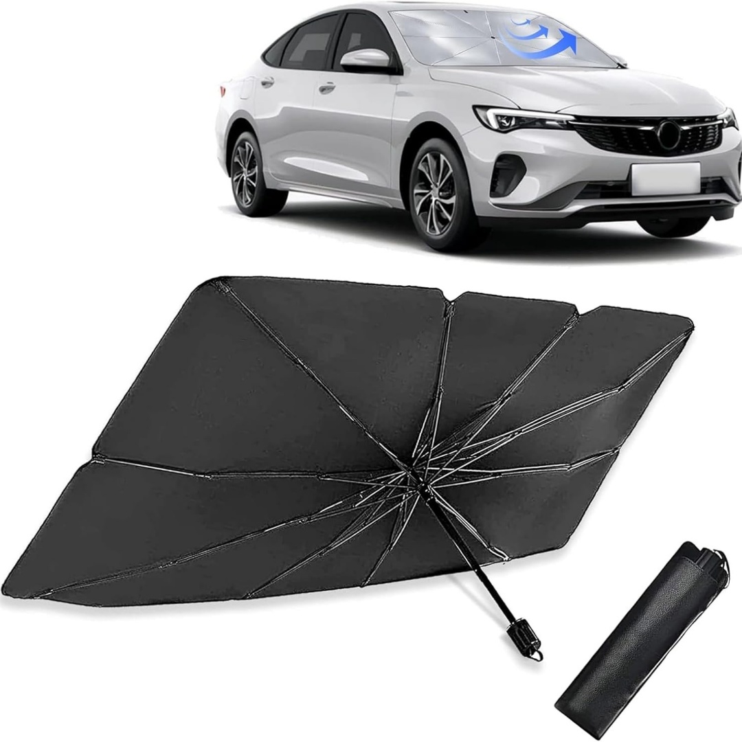 Windshield Sun Shade Umbrella, - огляд і ціна Car Sunshade Windshield Umbrella Foldable