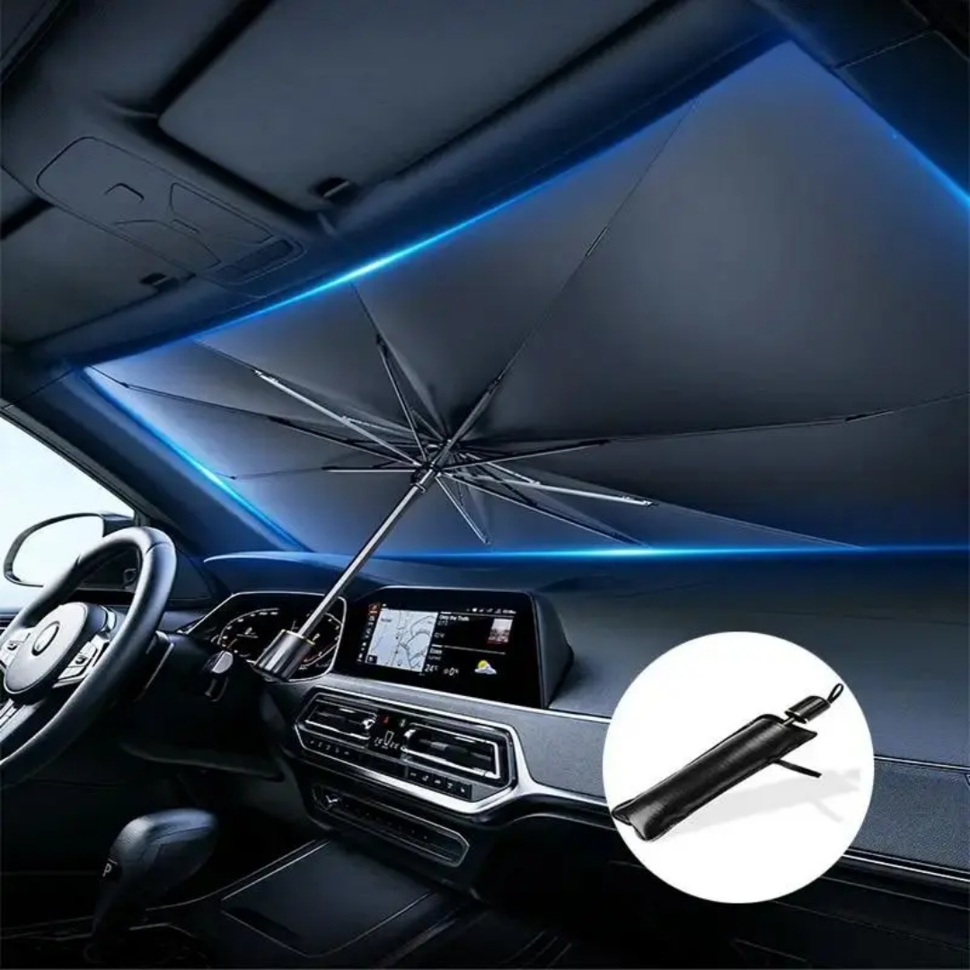 Windshield Sun Shade Umbrella, - огляд і ціна Car Sunshade Windshield Umbrella Foldable