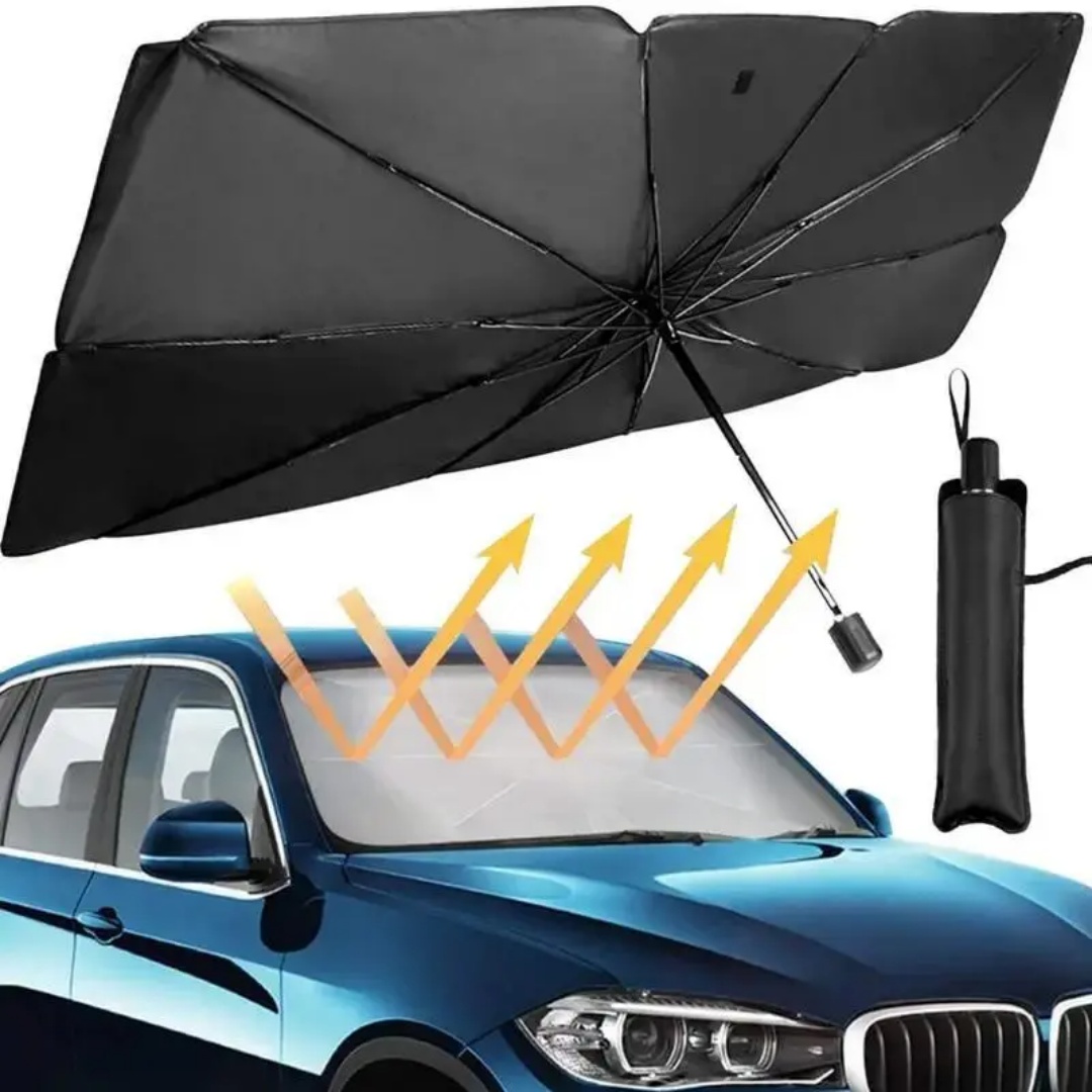 Windshield Sun Shade Umbrella, - огляд і ціна Car Sunshade Windshield Umbrella Foldable
