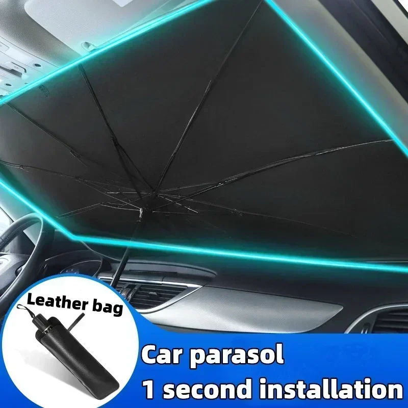 Car Umbrella Sunshade Windshie - огляд і ціна Car Sunshade Windshield Umbrella Foldable