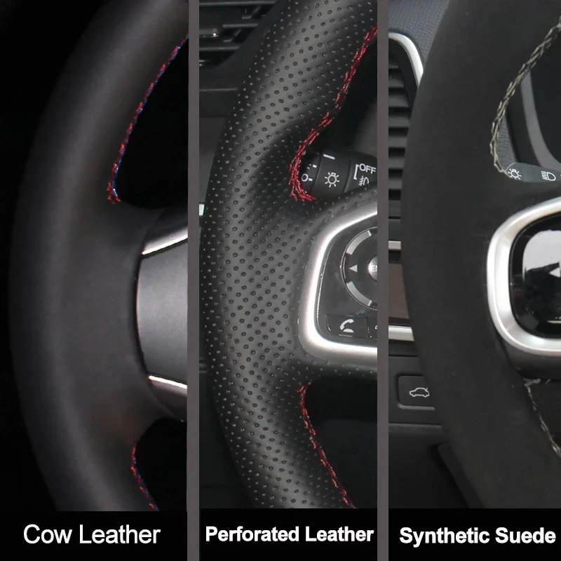 For Kia Sorento 2003-2009 Hand - огляд і ціна Car Steering Wheel Cover Anti Slip Breathable