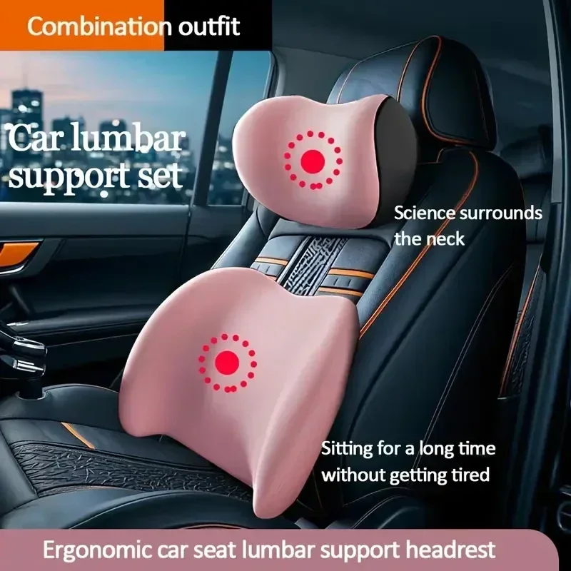 Universal Car Headrest Neck Su - огляд і ціна Memory Foam Car Neck Pillow Lumbar Support
