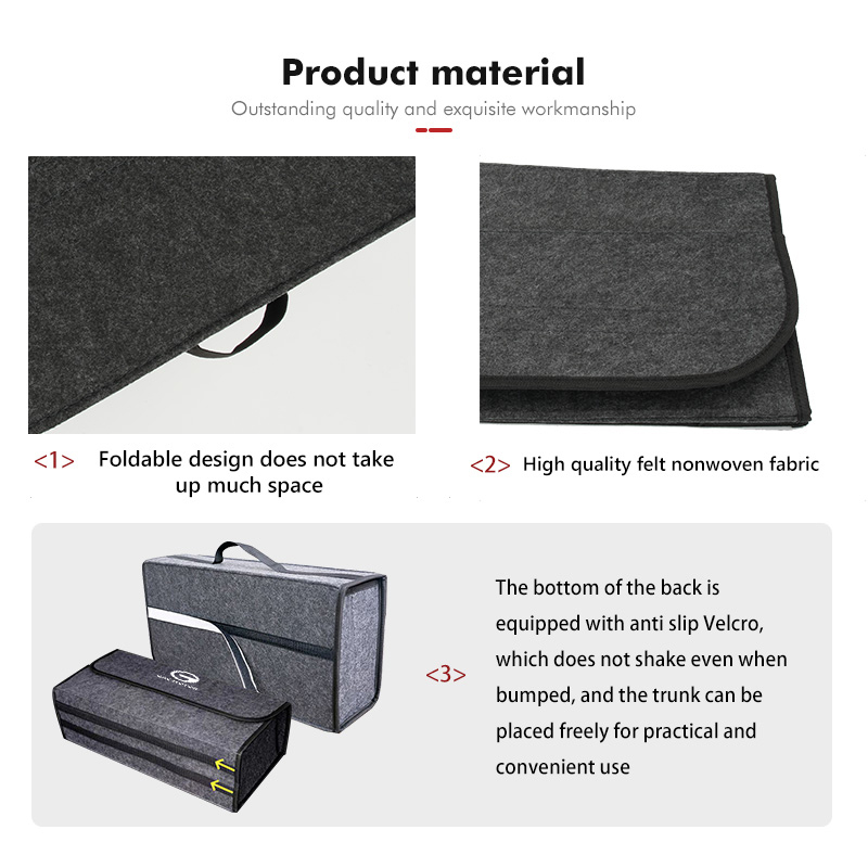 For GAC MOTOR Foldable Felt Ca - огляд і ціна Car Trunk Organizer Foldable Storage Box