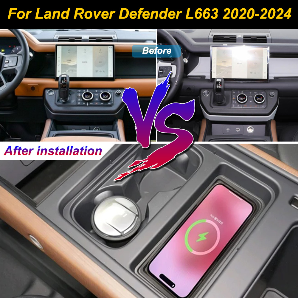 for Land Rover Range Rover Def - огляд і ціна Wireless Car Charger Mount Fast Charging