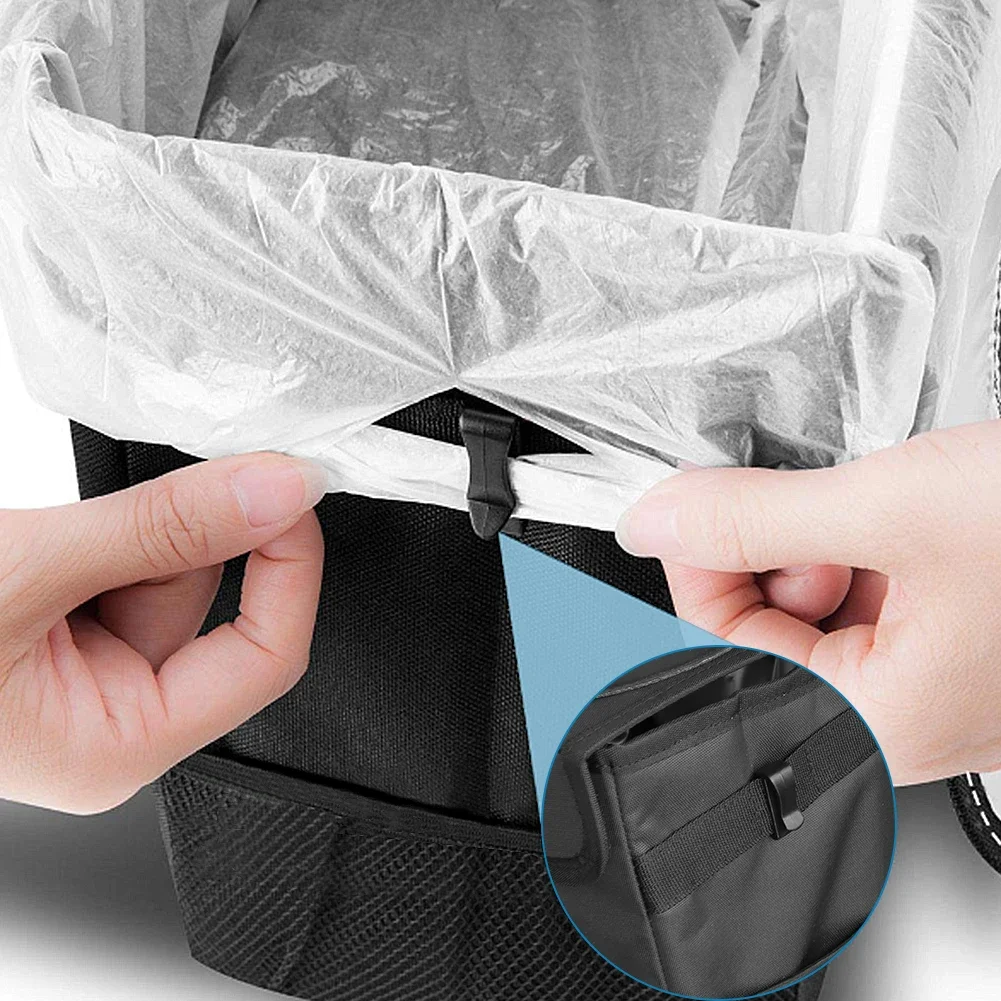 Portable Waterproof Car Trash  - огляд і ціна Waterproof Car Trash Can With Lid