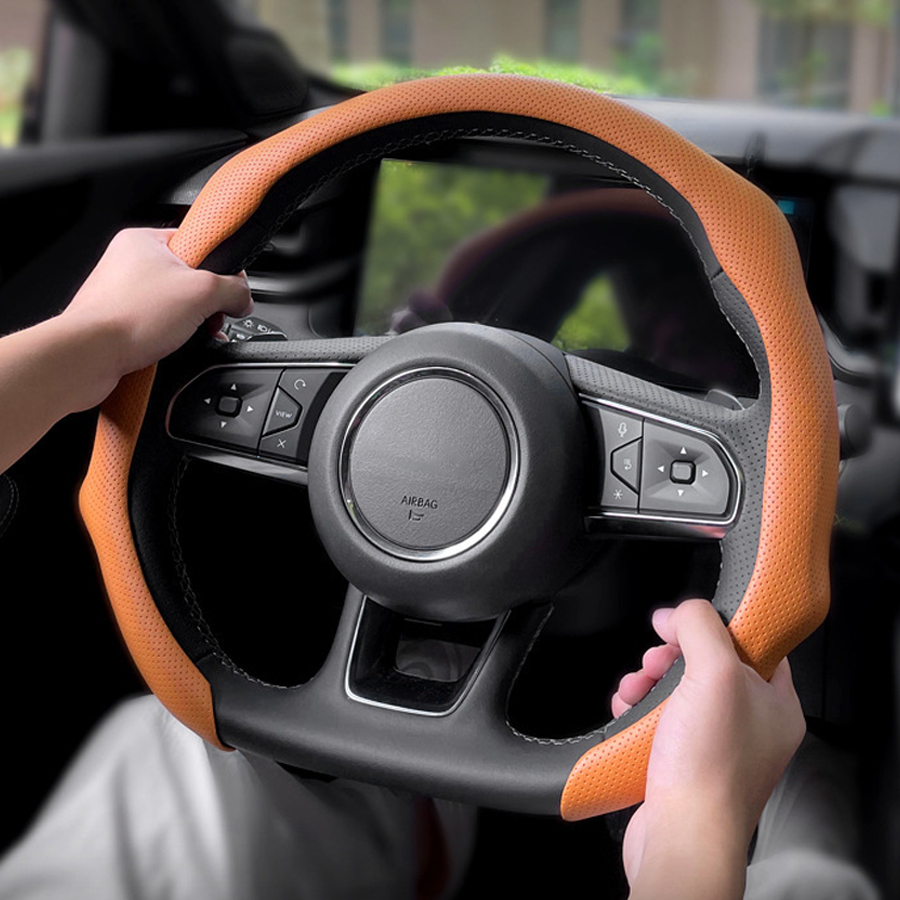 NAPPA Leather Universal Car St - огляд і ціна Car Steering Wheel Cover Anti Slip Breathable