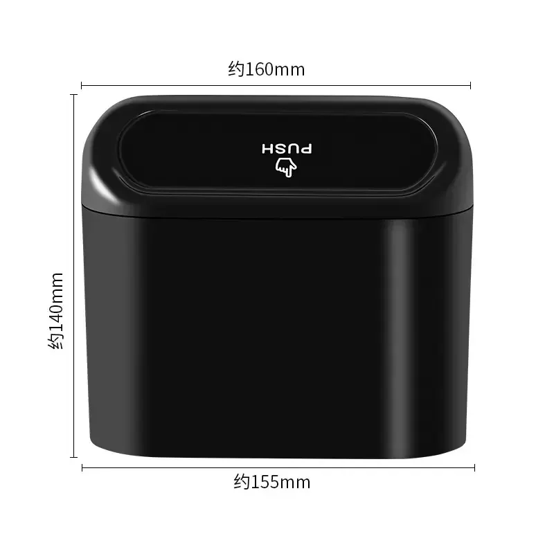 Mini Car Trash Can with Push-O - огляд і ціна Waterproof Car Trash Can With Lid