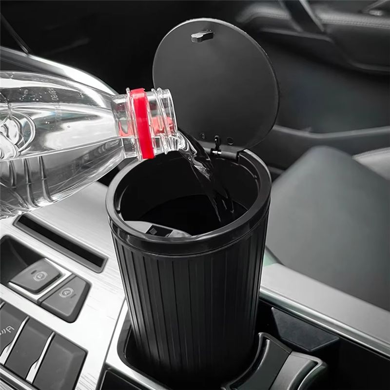 A60E-Press Type Car Trash Can  - огляд і ціна Waterproof Car Trash Can With Lid