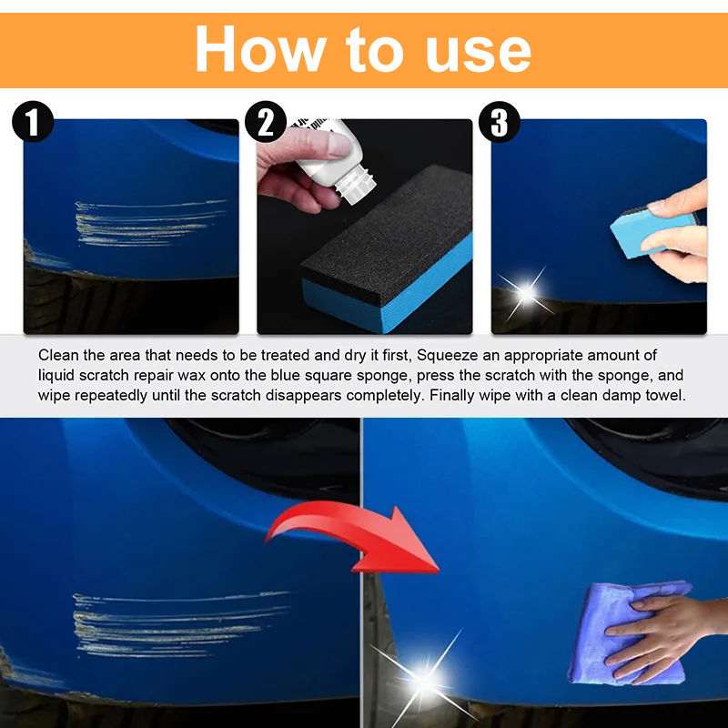 Car Scratch Remover Paint Care - огляд і ціна Car Scratch Repair Polishing Wax Paste