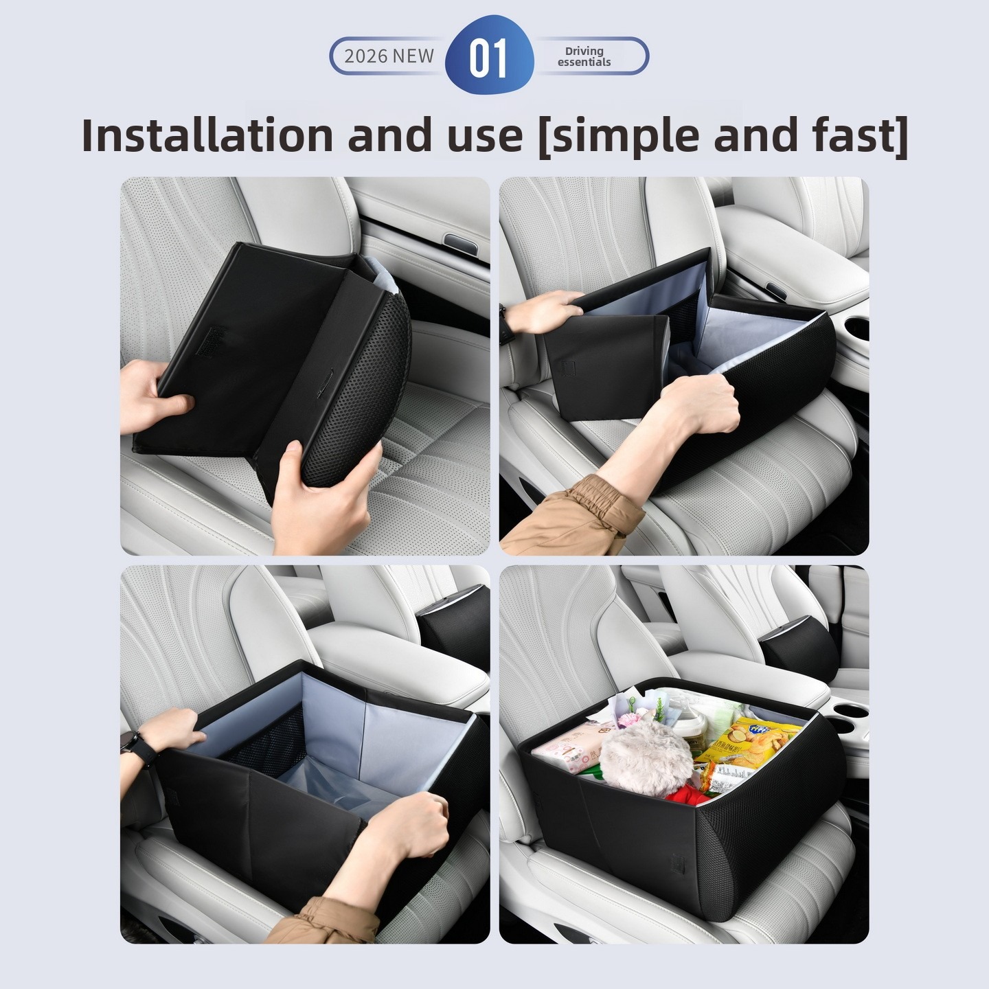 2-in-1 Multifunctional Car Sea - огляд і ціна Car Trunk Organizer Foldable Storage Box