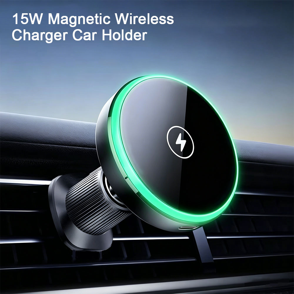 Magnetic Wireless Car Charger  - огляд і ціна Magnetic Phone Holder For Car Vent