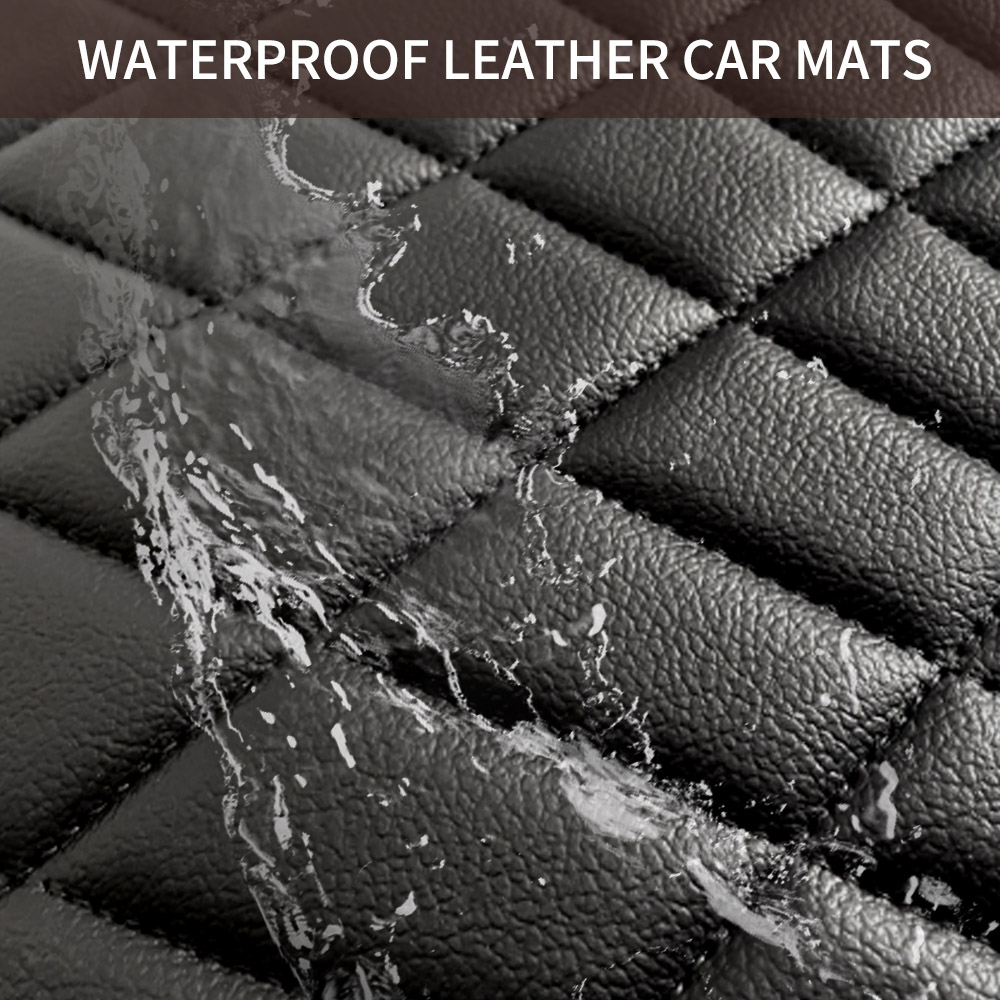 CAR PASS Universal 5PCS Leathe - огляд і ціна Car Floor Mats Universal Waterproof Leather