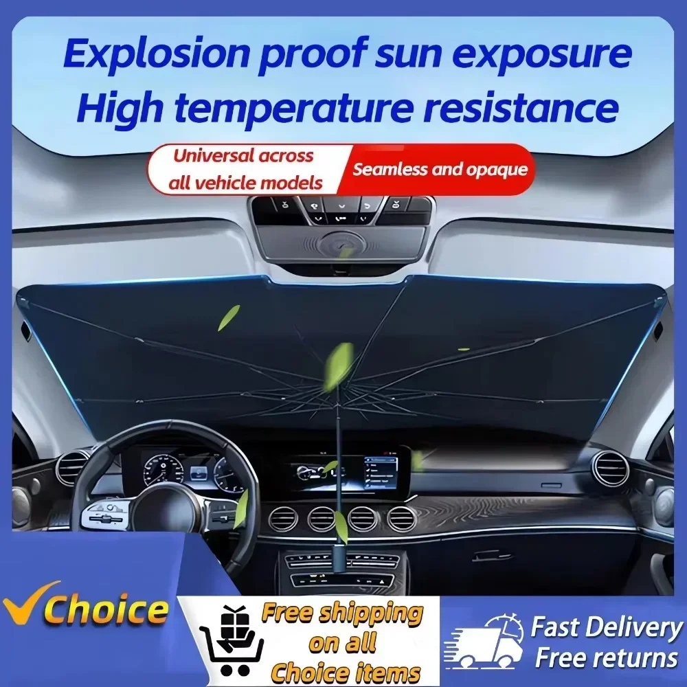 Car Sunshade Windshield Umbrel - огляд і ціна Car Sunshade Windshield Umbrella Foldable