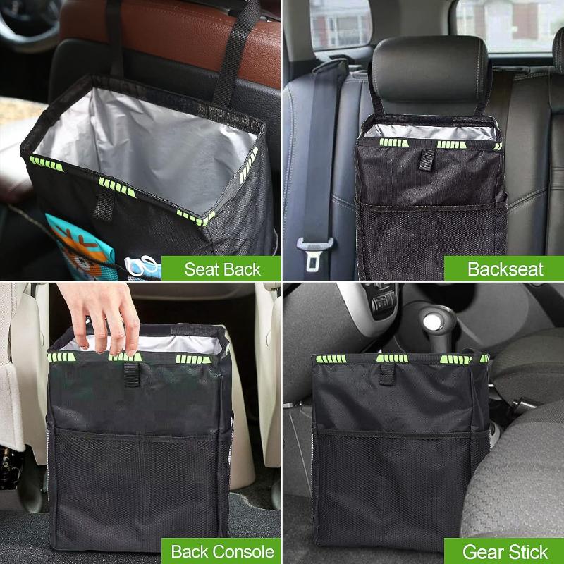 Car Trash Can No Drilling Requ - огляд і ціна Waterproof Car Trash Can With Lid