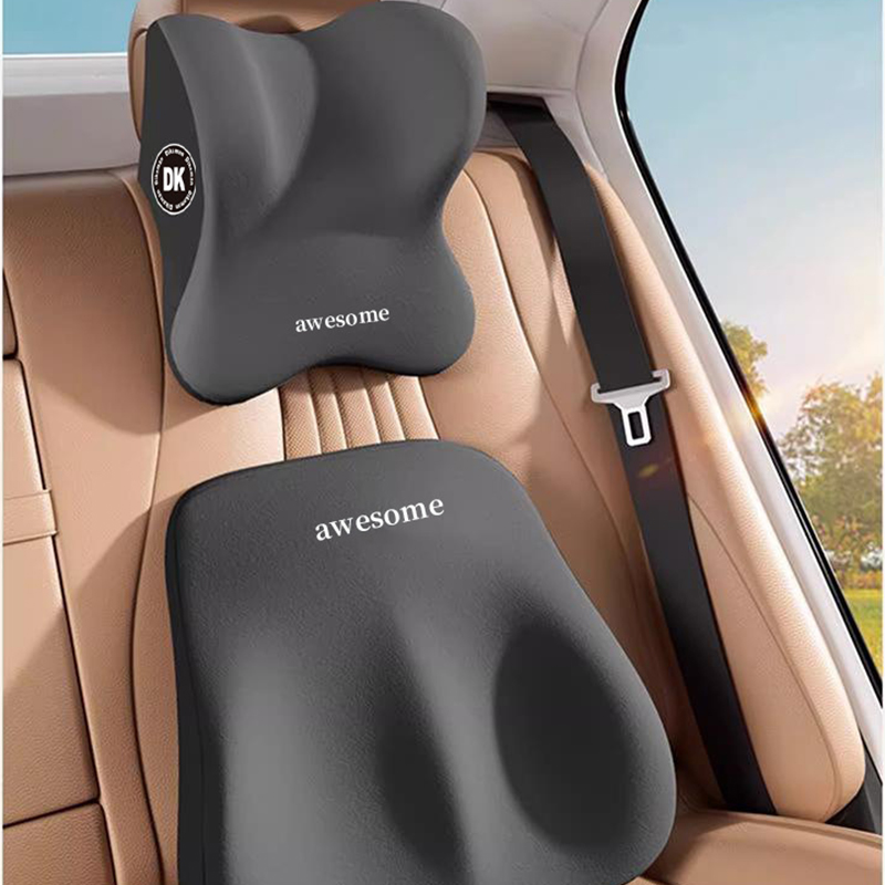 Car Neck Pillow & Lumbar Suppo - огляд і ціна Memory Foam Car Neck Pillow Lumbar Support
