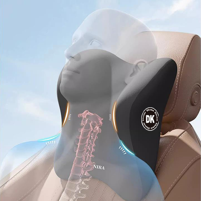 Car Neck Pillow & Lumbar Suppo - огляд і ціна Memory Foam Car Neck Pillow Lumbar Support