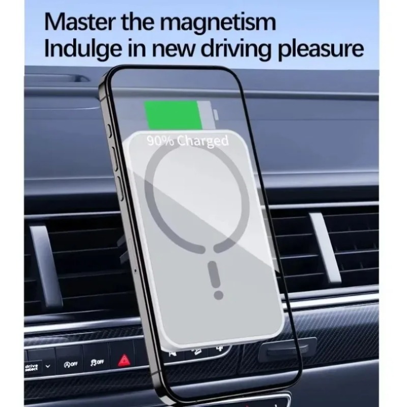 30W Magnetic Car Wireless Char - огляд і ціна Magnetic Phone Holder For Car Vent