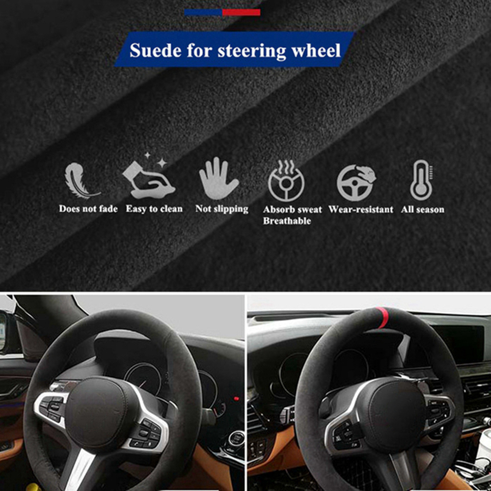 Braid Car Steering Wheel Cover - огляд і ціна Car Steering Wheel Cover Anti Slip Breathable