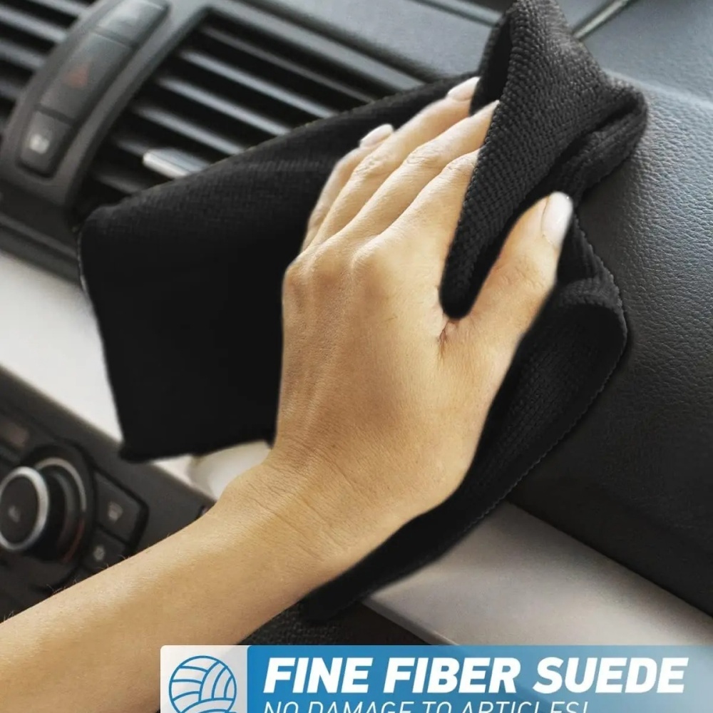 Black Microfiber Cleaning Clot - огляд і ціна Microfiber Car Drying Towel Super Absorbent