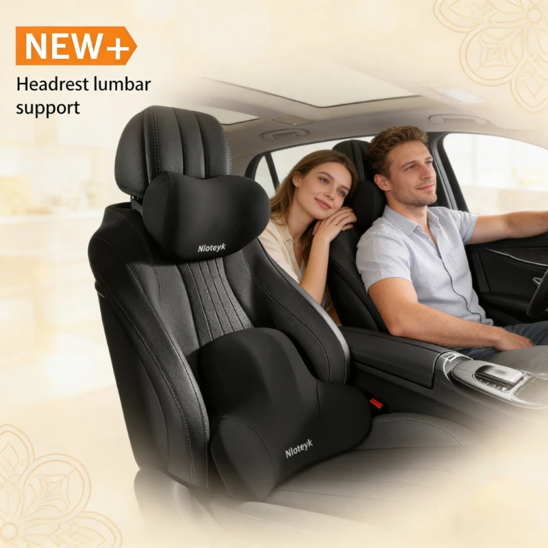 Car Memory Foam Neck Pillow &  - огляд і ціна Memory Foam Car Neck Pillow Lumbar Support