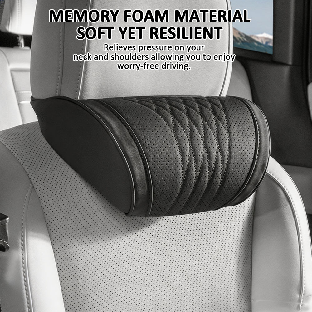 Luxurious Memory Foam Car Head - огляд і ціна Memory Foam Car Neck Pillow Lumbar Support