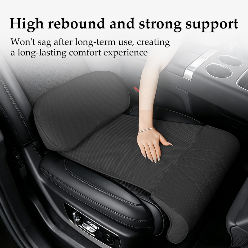 Nappa Leather Leg Support Exte - огляд і ціна Memory Foam Car Neck Pillow Lumbar Support