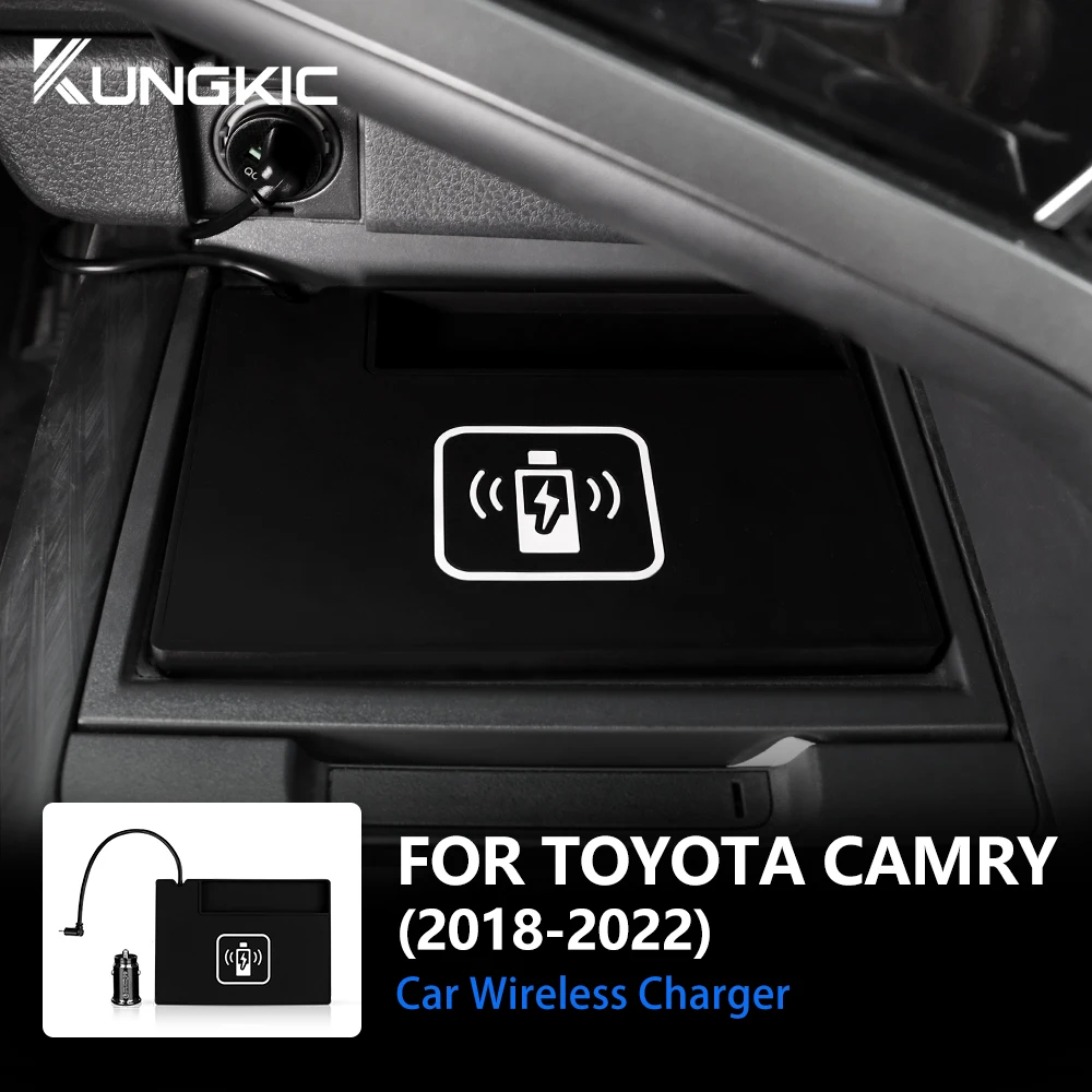 For Toyota Camry 70 XV70 2018  - огляд і ціна Wireless Car Charger Mount Fast Charging