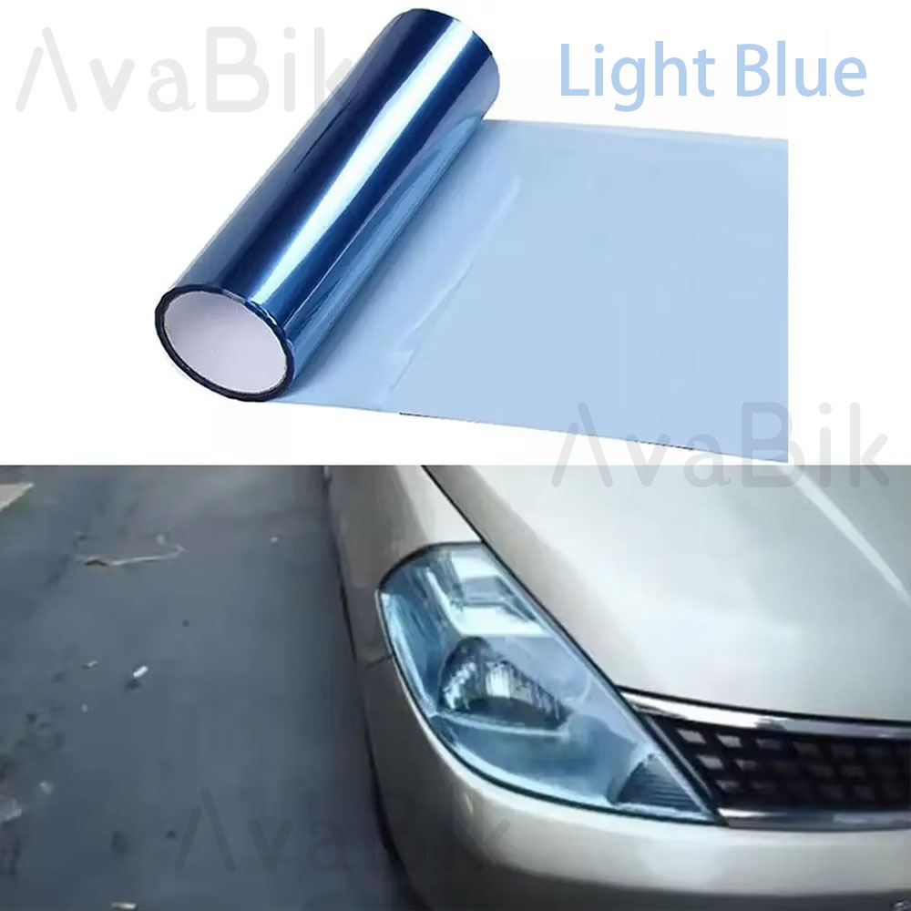 30CM Car Headlight Blue Tint F - огляд і ціна Anti Glare Car Rearview Mirror Film