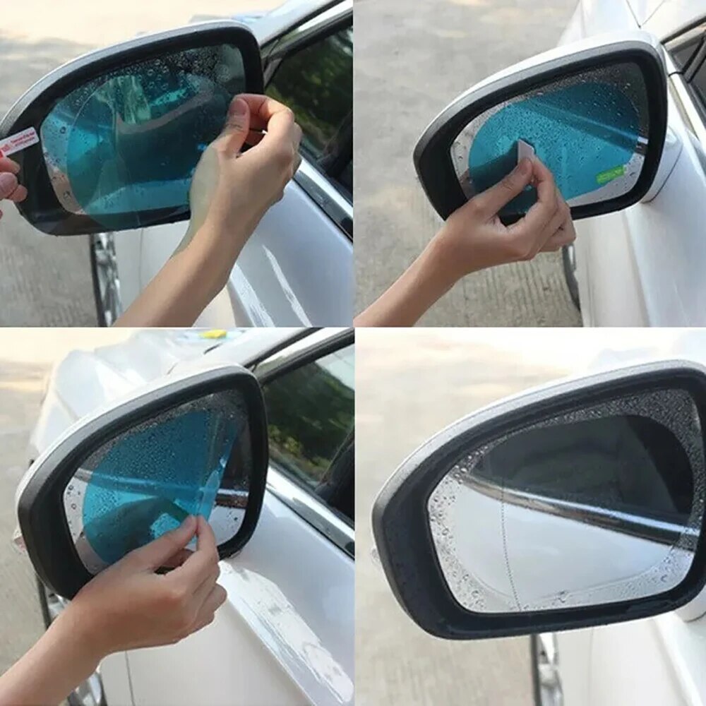 2pcs Universal Anti-Fog Anti-g - огляд і ціна Anti Glare Car Rearview Mirror Film