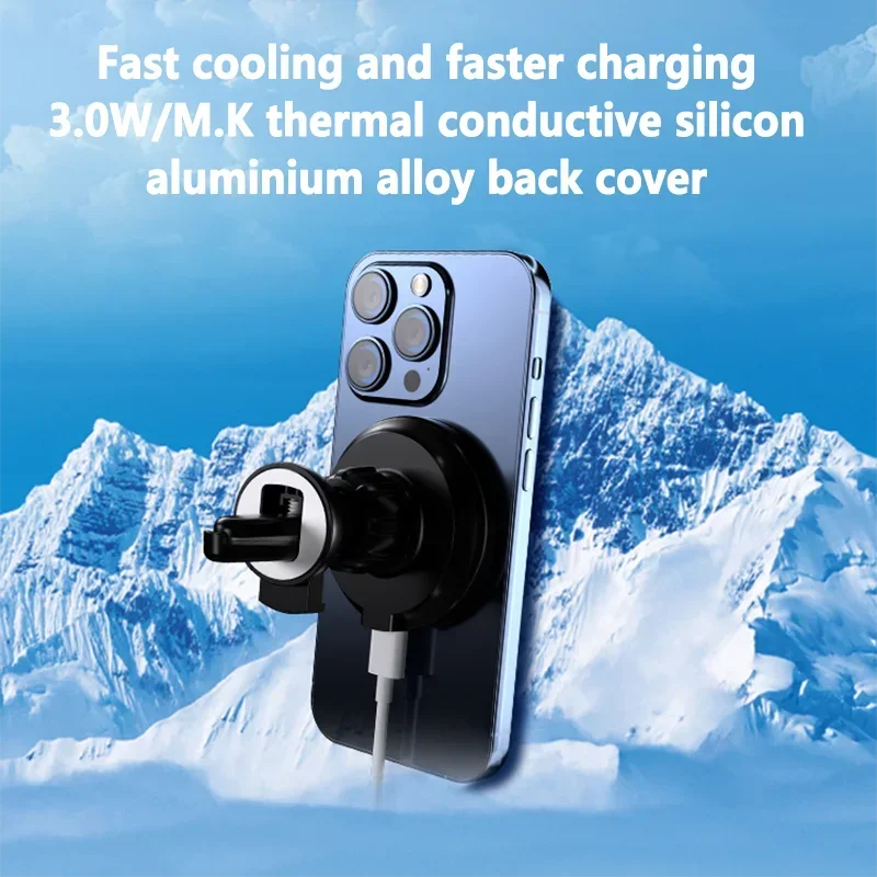 Car Air Outlet Wireless Charge - огляд і ціна Magnetic Phone Holder For Car Vent
