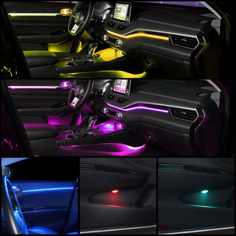 LED Car Interior Ambient Light - огляд і ціна Led Ambient Interior Car Lights App Control