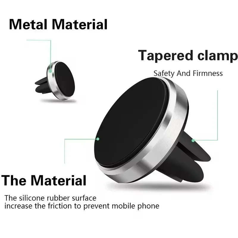 Magnetic Car Phone Holder For  - огляд і ціна Magnetic Phone Holder For Car Vent