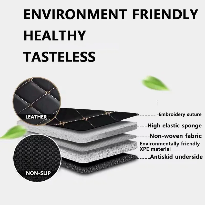 Leather Car Floor Mats For Jee - огляд і ціна Car Floor Mats Universal Waterproof Leather