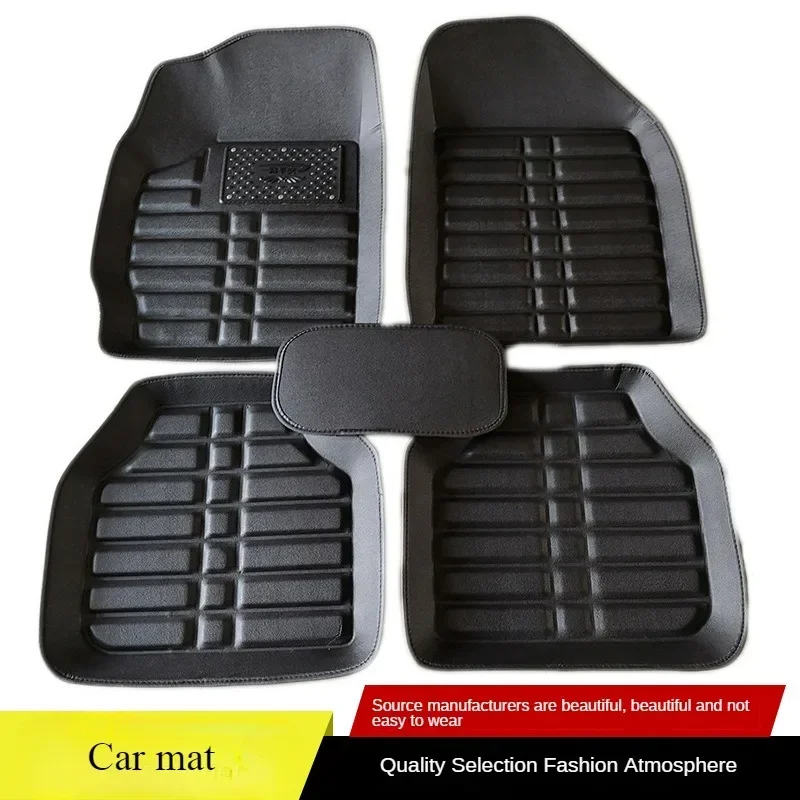 NEW Luxury Leather Car Floor M - огляд і ціна Car Floor Mats Universal Waterproof Leather