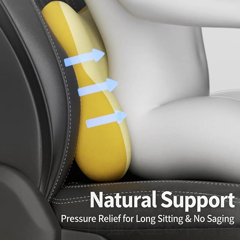 Car Seat Lumbar Support and Ne - огляд і ціна Memory Foam Car Neck Pillow Lumbar Support