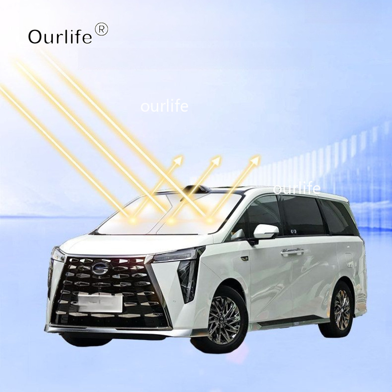 For GAC Trumpchi M8 2026 2025  - огляд і ціна Car Sunshade Windshield Umbrella Foldable