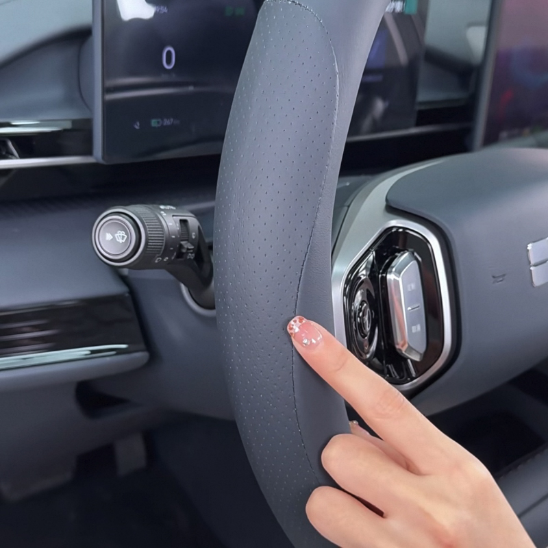 For Geely Galaxy E5 EX5 2024-2 - огляд і ціна Car Steering Wheel Cover Anti Slip Breathable