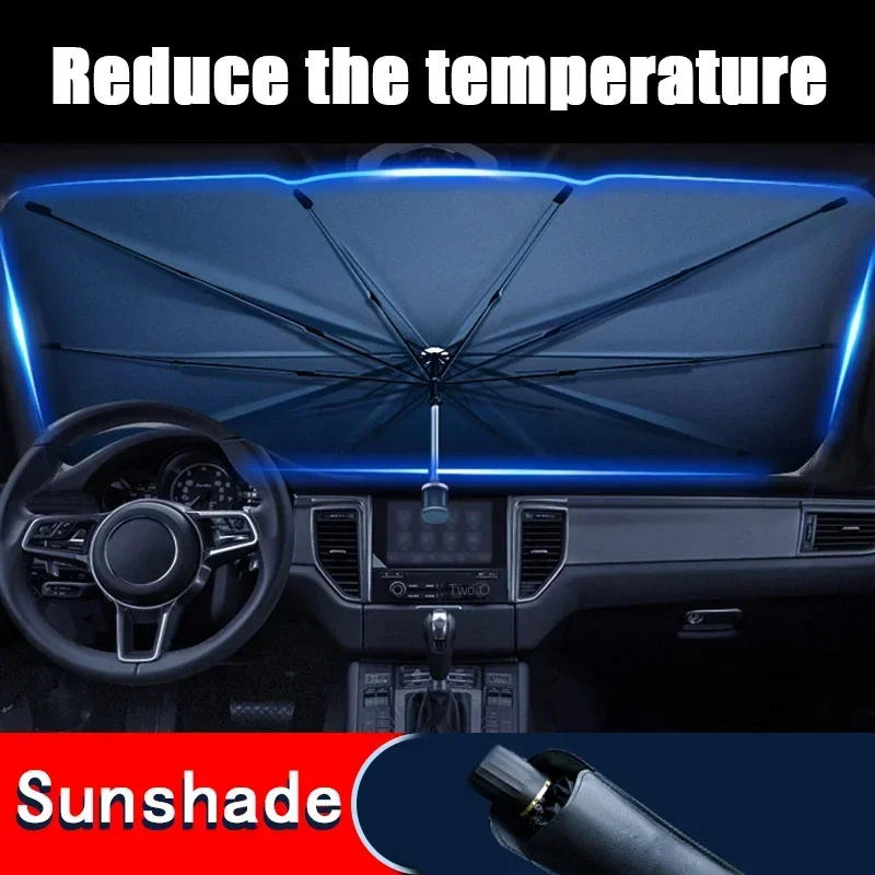 Car Umbrella Windshield Sunsha - огляд і ціна Car Sunshade Windshield Umbrella Foldable