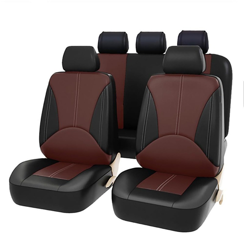 Universal Black PU Leather Car - огляд і ціна Leather Car Seat Covers Full Set Universal